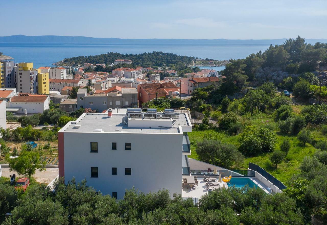 Villa Vid Apartments - Makarska Exklusiv Bagian luar foto